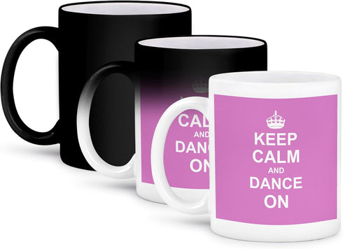 3dRose Keep Calm and Dance on Mug, 11 oz