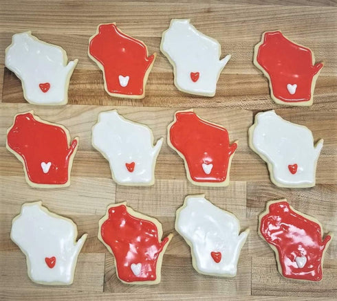 Wisconsin State Cookie Cutter, 4", Made in USA by Ann Clark