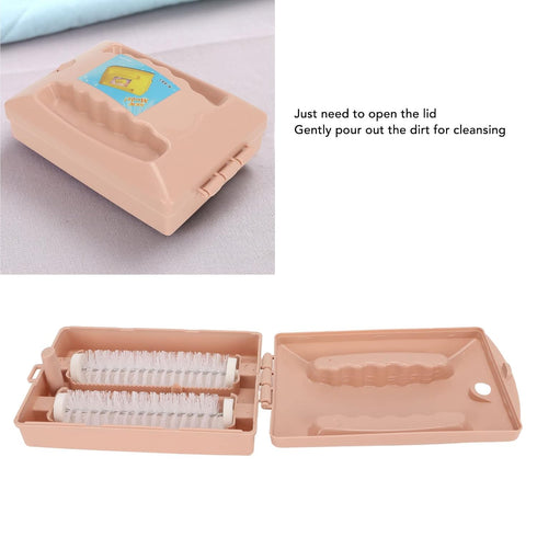Carpet Sofa Sweeper, Handheld Carpet Brush with Triple Brush Head, Cleansing Brush for Desktop Bed and Firm Carpet