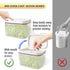 Laundry Pod Holder with Lid - Sealed Automatic Pop-Up Container Holds 115 Laundry Pods for Organization