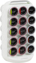 Mind Reader Single Serve Coffee Pod Carousel - 30 Pod Capacity Countertop Organizer (6.75"L x 6.25"W x 12.5"H, White)