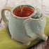 Ceramic 15oz Tea Mug, Elephant Design in Green