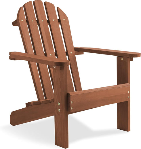 Casafield Children's Adirondack Chair, Cedar Wood Outdoor Kid's Chairs for Patio, Deck,
