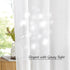 NICETOWN Sheer Curtain Panels Grommet, Ivory Voile for Bedroom/Living Room, 2 Pieces, 54" x 63"