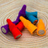 10 Pcs Wine Stoppers, CNYMANY Reusable Silicone Beverage Bottle Sealer with Grip Top for Cork to Keep Wine Fresh - Red,