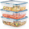 Snapware Total Solution 3-Pack (8.5-Cup) Plastic Food Storage Containers Set, Leakproof & Airtight Locking Lids