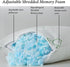HOXXME 20x54 Body Pillow for Adults Shredded Memory Foam Long Full Body Pillow for Sleeping with Breathable Cover Firm
