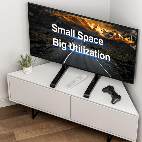 HOLMAXD 19-75 Inch 110 lbs, 800X600mm Universal TV Stand for LCD LED TVs, Height Adjustable TV Legs Replacement Hold up