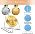 40 Pack Card Display Stands, 2.16 Inches Acrylic Display Stands, Transparent Card Display Stand, Transparent Acrylic Small Easel, Suitable for Medals, Baseball Cards, Coins, Star Cards