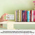 Ycyfckdr (L17) Decorative Books For Home Decor, Rustic Wood Book Stack For Table Decor, Our Life Our Story Our Home