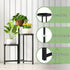 outdoor-3 9in Plant Stand indoor Tier black Tall Metal Flower Pot Holder Wide Potted Display Rack - Heavy Duty Corner
