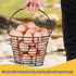 8 8" Tandefio Pcs Egg Basket for Storage Collecting Carrying and Transporting Chicken and Duck Eggs, Farm Grade Wire