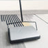 EZ SPARES Quiet Floor Sweeper with Pig-Bristles, Strong Roller Brush for Carpet Cleaning, Great for House, Office,