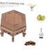 Wooden Flower Pots Display Shelf, Planter Risers, Indoor Desktop Wood Plant Stand, Wooden Base Ornaments