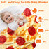 285 36 inches) CASOFU Baby Pizzas Swaddle Blanket, Funny Blankets Gag Gifts for Baby Shower Boy Girl Toddler Newborn