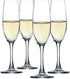 Spiegelau Wine Lovers Champagne Glasses, Set of 4, 6.7 oz, European-Made Crystal