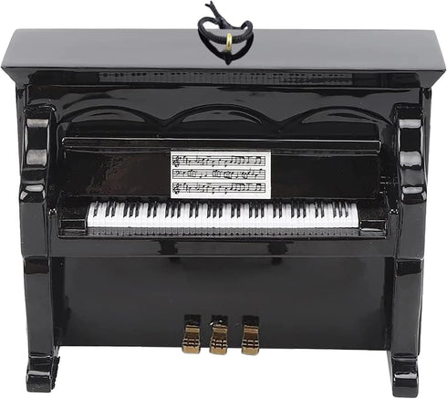 Broadway Gifts 2.8" Black Wood Upright Piano Ornament Decoration