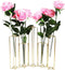 Juvale 6-Pack Metal Hinged Bud Vases Stand - 14 x 11.8 in,
