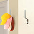 Rddconkit 4 Pcs Aluminum Shoes Hooks, Door Wall Mounted Shoes Rack Shelf Organizer for Door Hanging Shoes