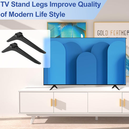 Maozhren 32H4G 43R6E3 50R6E3 50A6G 55A6G 55H6570G 58R6E3 58H6870 65R6E1 TV Stand for Hisense TV Legs, Only for Smart TV