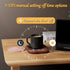 3 Settings (113-167F) 1-12H 4 Mug Warmer Upgraded,Coffee Mug Warmer for Desk LEDs Light Temp Timer H Auto Shut Off