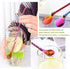 6 PCS Long Handle Spoon - 9 Inch Ice Tea Spoon, Ice Cream Spoon, Reusable Stainless Steel Straw Spoon