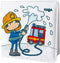HABA Magic Color Changing Bath Book: Fire Brigade, Bath Toys for Toddlers 1-3