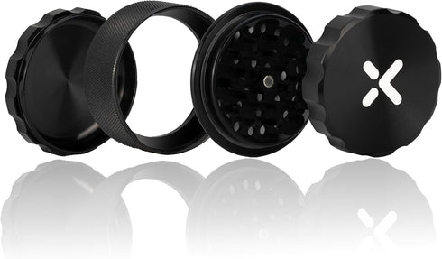 3-Piece, 3") Xtreme Spice Grinder Features Side Knurls for Superior Grip, Jam-Free Sharp Teeth, Quick Twist Closure |