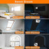 Portable Blackout Curtains (79" x 57"), 100% Portable Blackout Blinds for Any Window with Hook & Loop Tabs