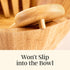 Totally Bamboo Salad Hands, Bamboo Serving Utensils for Tossing & Serving