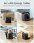 Zoeeker Sponge Holder for Kitchen, Ceramic Sink Caddy Scrub Sponge Rack Dish Rack Scrubbers Holder for Kitchen Sink