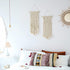 2 28" 13" Mkono Pcs Macrame Woven Wall Hanging Boho Chic Geometric Art Decor - Beautiful Bedroom Nursery Apartment Home