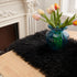 Table Runner, Modern Small Black Dresser Fur Table Runners for Christmas Wedding Party Holiday Birthday Home Farmhouse