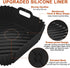 2 Pack Silicone Air Fryer Liners, 8.6 Inch Reusable Baking Tray for 4-7 QT Square Air Fryers