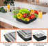 TeamFar Square Baking Pan, 8 Inch Cake Pan with Lid, Stainless Steel Core & Nonstick Coating