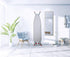Dalykate 15x54 Ironing Board Cover and Pad - Elastic Edge, Scorch and Stain Resistant Thick Padding with Fasteners