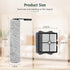 2+4 Pack S5/ S5 Set S5/ S5 2 Pack 4 Pack Pro Brush Roller and HEPA Filter Compatible with Tineco Floor ONE Floor One