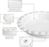 MALACASA 9 Inch Ceramic Pie Pan for Baking, 40 OZ Round Pie Dish, Non Stick Deep Dish for Quiche, Apple Pies