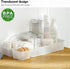 Poeland 15 Pcs Frosted Drawer Organizer Tray Storage Box for Bedroom, Bathroom, Kitchen, Dresser