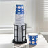 3 oz, 4 oz HillSpring Metal Bathroom Cup Dispenser, Sturdy Storage Holder for Small Disposable Paper Cups, Paper Cup