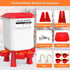 2 Summer Hanging Heated Chicken Waterer, Gallon Plastic Chicken Water Heater Heated Poultry Drinker, Detachable Legs