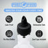 The Pure Pour Liquor Bottle Pourers - Leak-Proof Pour Spouts with Dust Caps, 2 Pack