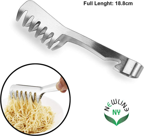 NewlineNY Stainless Steel 5 Pcs Handy Gourmet Pasta and Kitchen Tool Set, Multipurpose Kitchen Tools