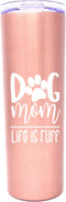 Brooke & Jess Designs Dog Mom Tumbler, Dog Lovers Gifts for Women - Dog Mom Cup, Coffee Mugs