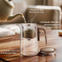 Set -27oz/800ml Enchanti Tea Pot, One Touch Glass Teapot with Infuser, Tea Maker for Loose Leaf Tea, Tea Gifts