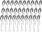 Suwimut 30 Pieces Mini Coffee Spoons, 4.4 Inches Stainless Steel Demitasse Spoons for Dessert