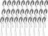 Suwimut 30 Pieces Mini Coffee Spoons, 4.4 Inches Stainless Steel Demitasse Spoons for Dessert
