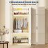 2-Tier Closet, Mavivegue Expandable Shoe Rack, Adjustable Shoe Organizer, Shoe Shelf for Entryway, Front Door