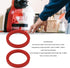 Silicone Group Gasket 2PCS E61 Replacement for Gaggia Coffee Machines, Leak Proof, High Temp Resistance