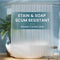 Titanker Plastic Shower Curtain Liner - 72 x 72 Frosted Waterproof Lightweight Shower Liner with Magnets and Rustproof
